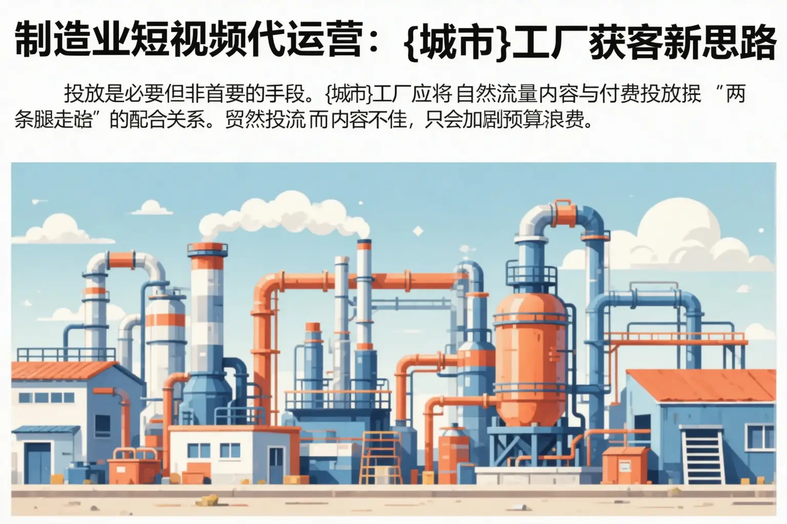 制造业短视频代运营：阳高工厂获客新思路