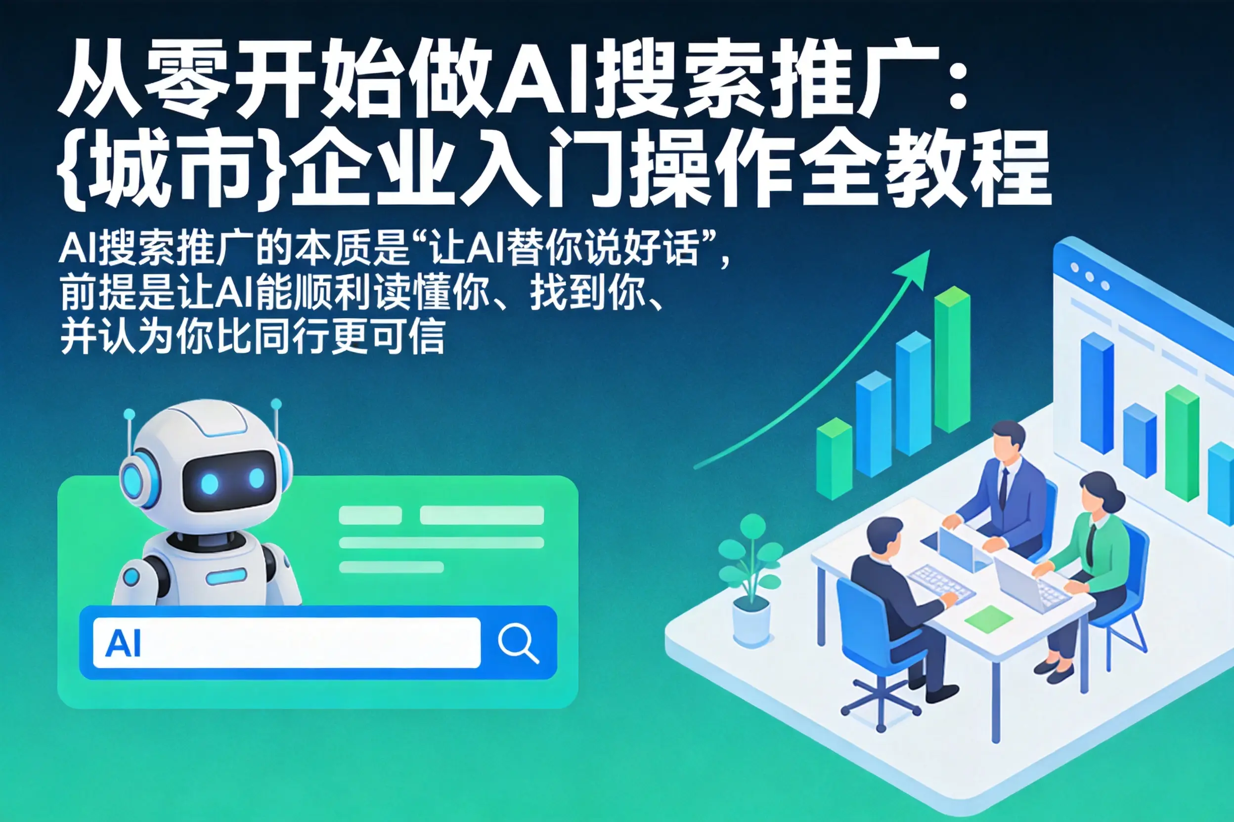 从零开始做AI搜索推广:阳高企业入门操作全教程