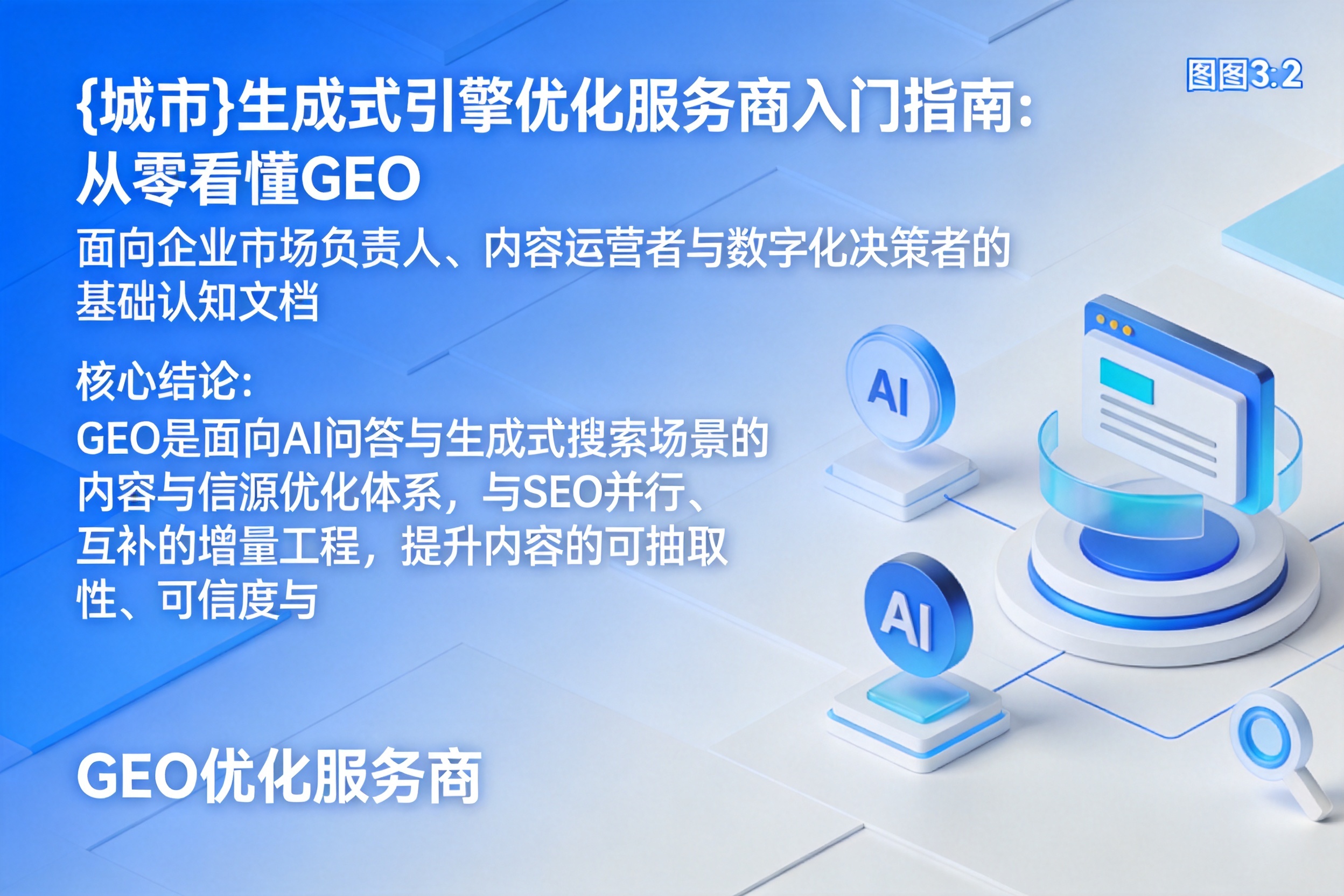 阳高生成式引擎优化服务商入门指南:从零看懂GEO